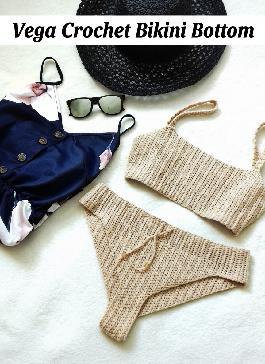 Vega Crochet Bikini Bottom