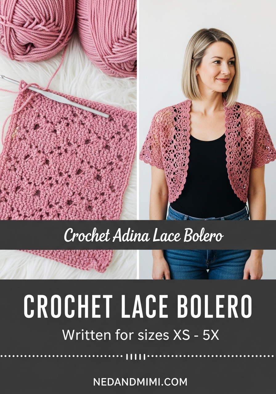 Crochet Adina Lace Bolero