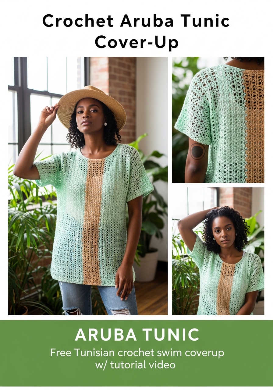 Crochet Aruba Tunic Cover-Up