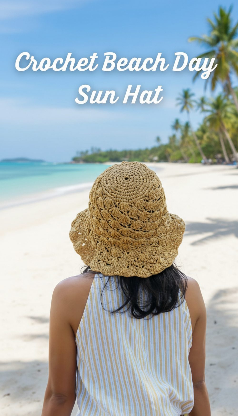 Crochet Beach Day Sun Hat
