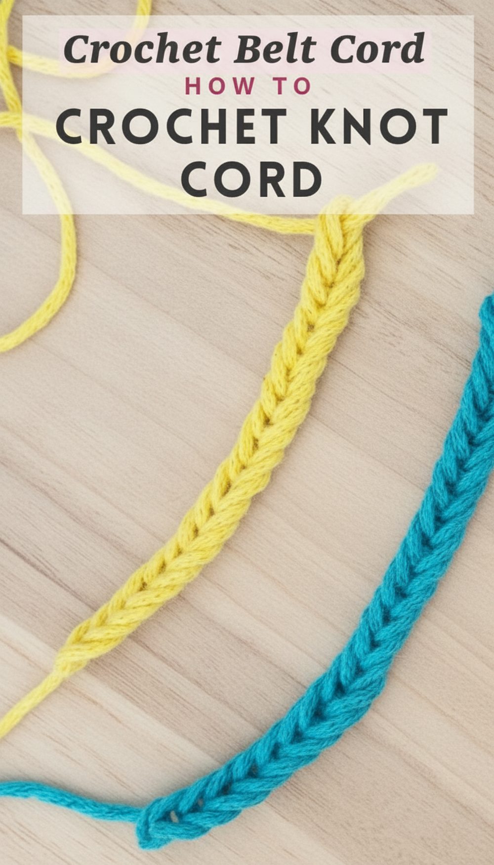 Crochet Belt Cord