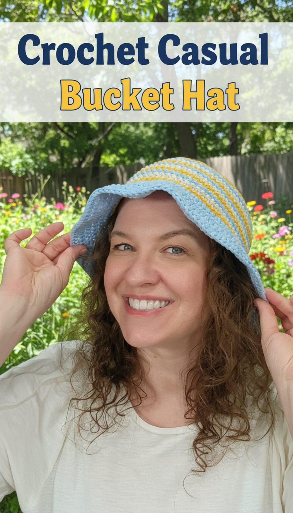 Crochet Casual Bucket Hat