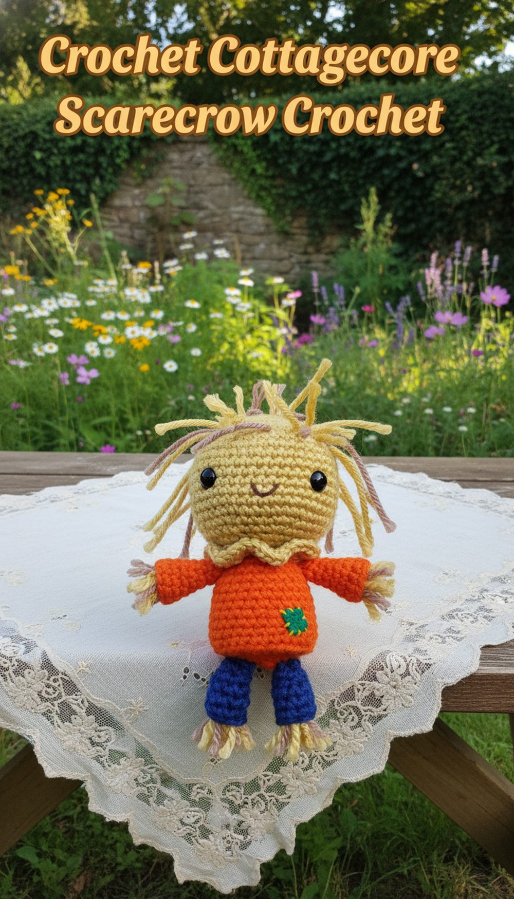 Crochet Cottagecore Scarecrow Crochet