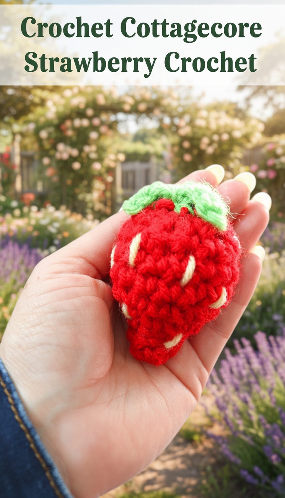 Crochet Cottagecore Strawberry Crochet