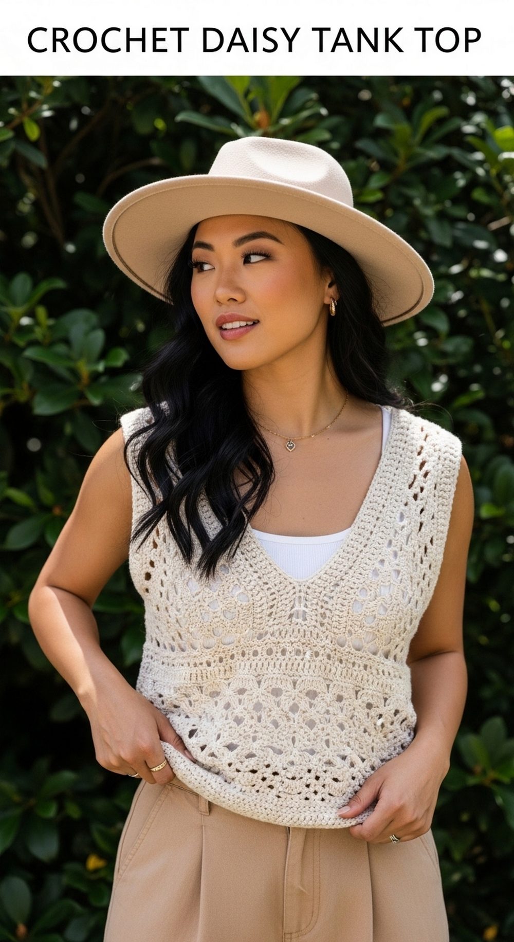 Crochet Daisy Tank Top