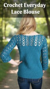 Crochet Everyday Lace Blouse