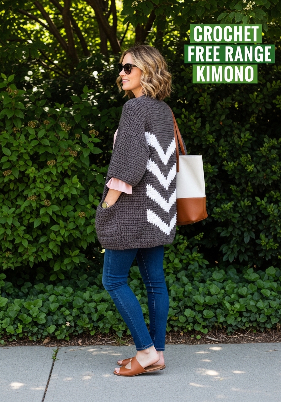 Crochet Free Range Kimono