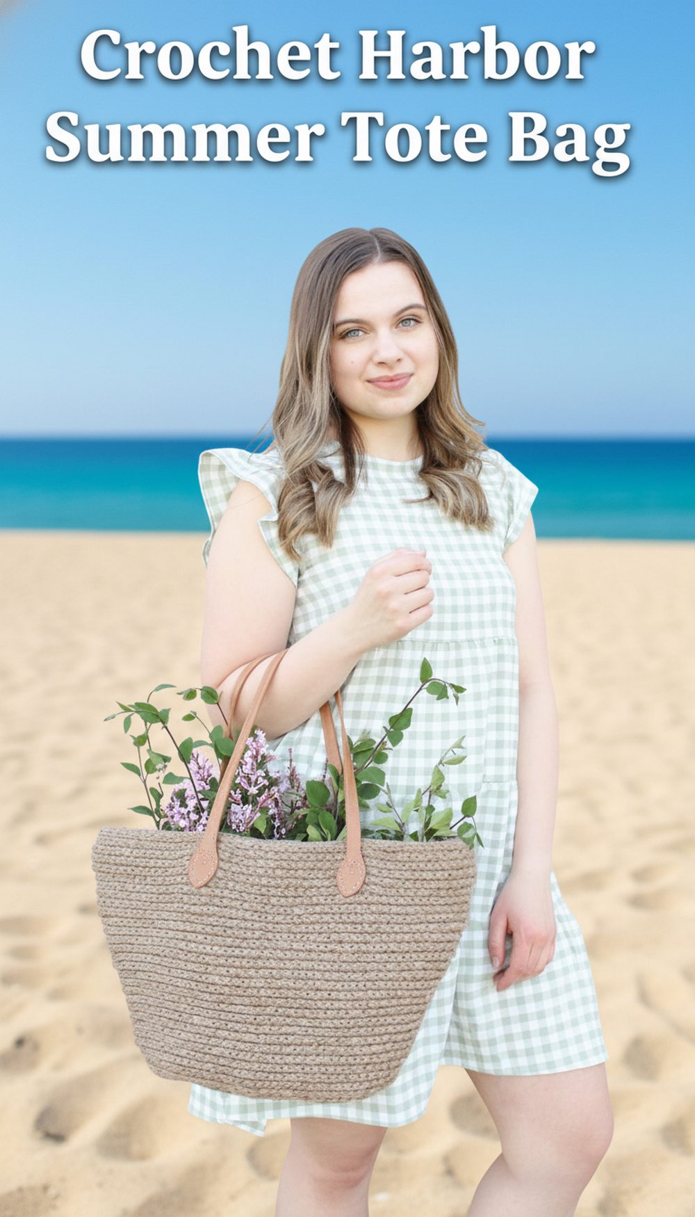 Crochet Harbor Summer Tote Bag