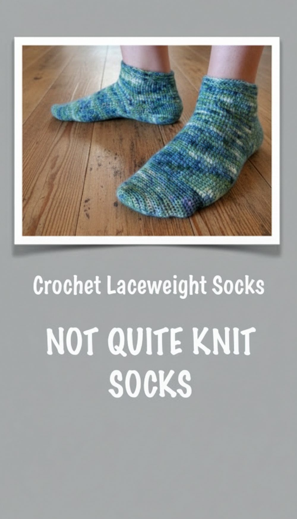 Crochet Laceweight Socks