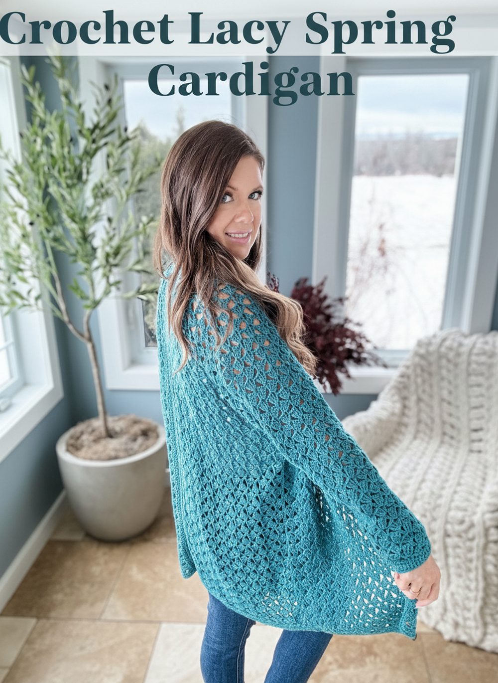 Crochet Lacy Spring Cardigan