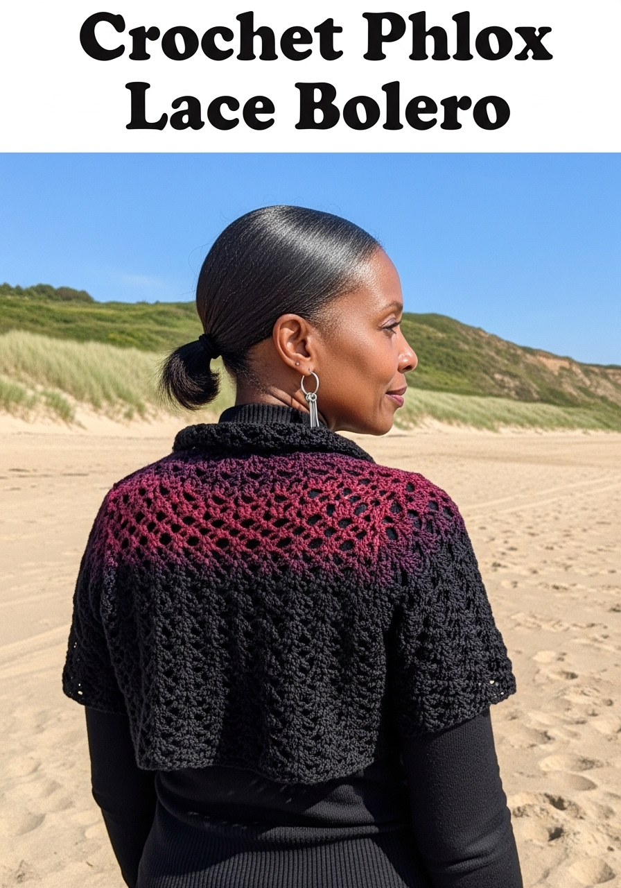 Crochet Phlox Lace Bolero