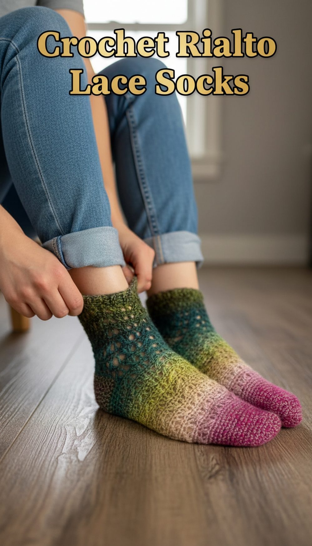 Crochet Rialto Lace Socks