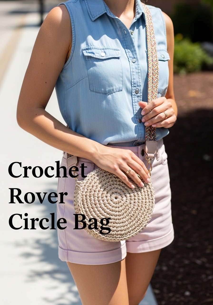 Crochet Rover Circle Bag