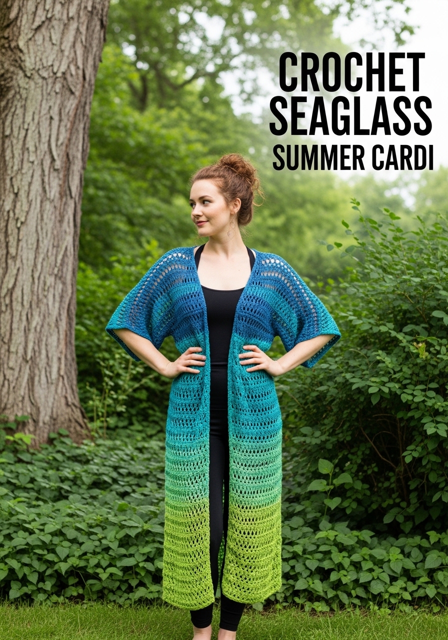 Crochet Seaglass Summer Cardi