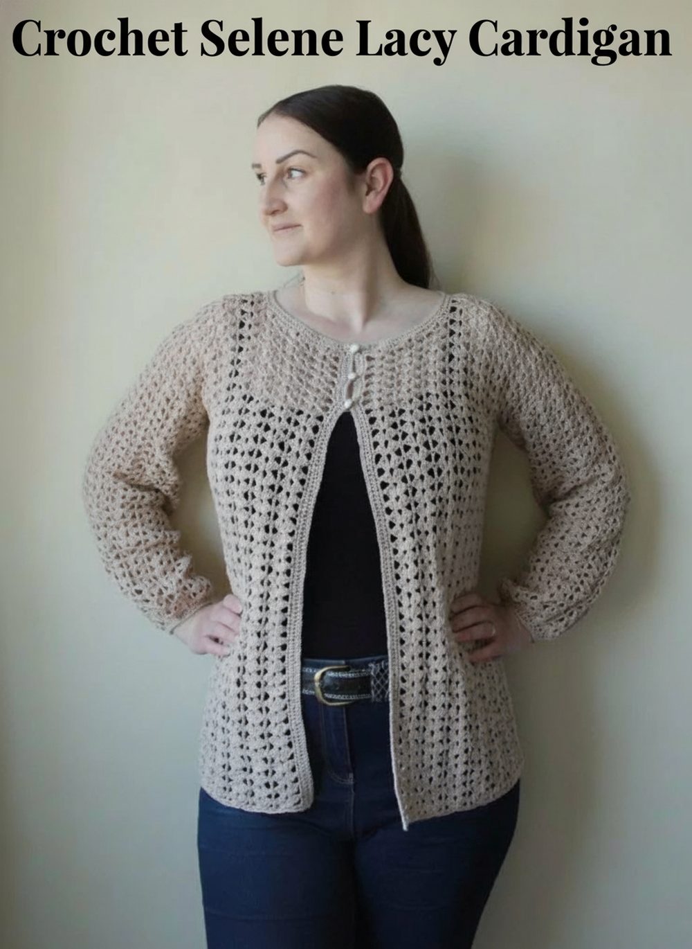 Crochet Selene Lacy Cardigan