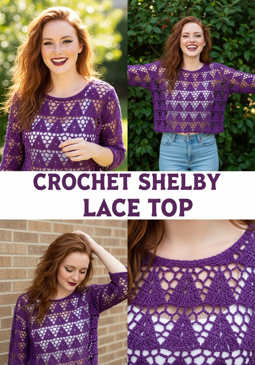 Crochet Shelby Lace Top