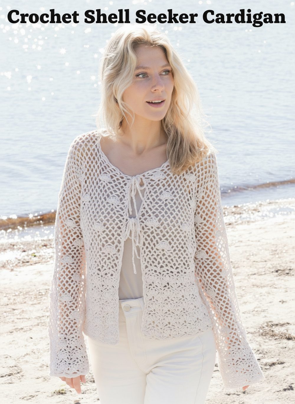 Crochet Shell Seeker Cardigan
