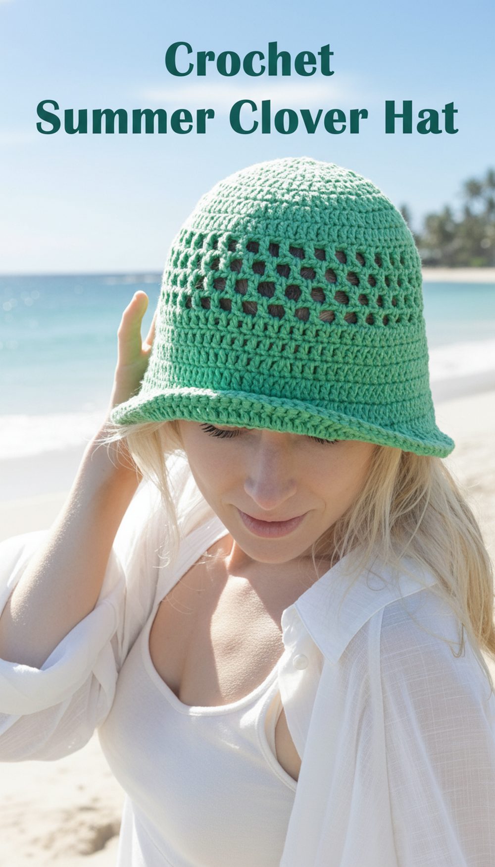 Crochet Summer Clover Hat