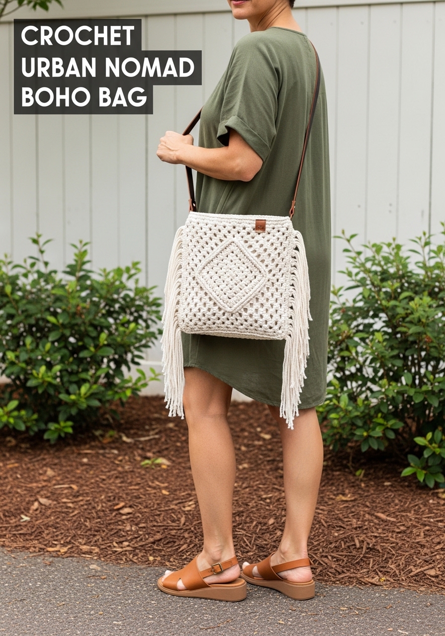 Crochet Urban Nomad Boho Bag