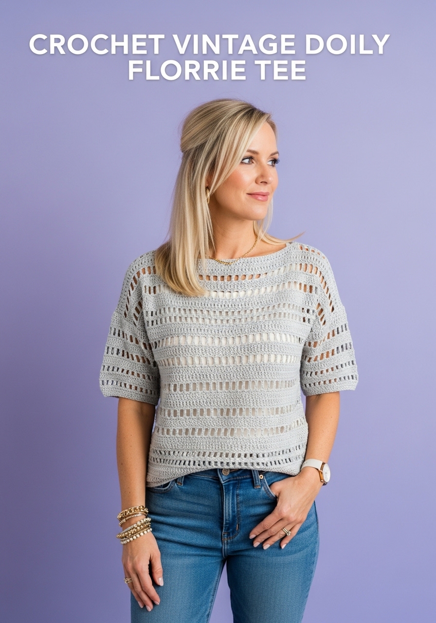 Crochet Vintage Doily Florrie Tee