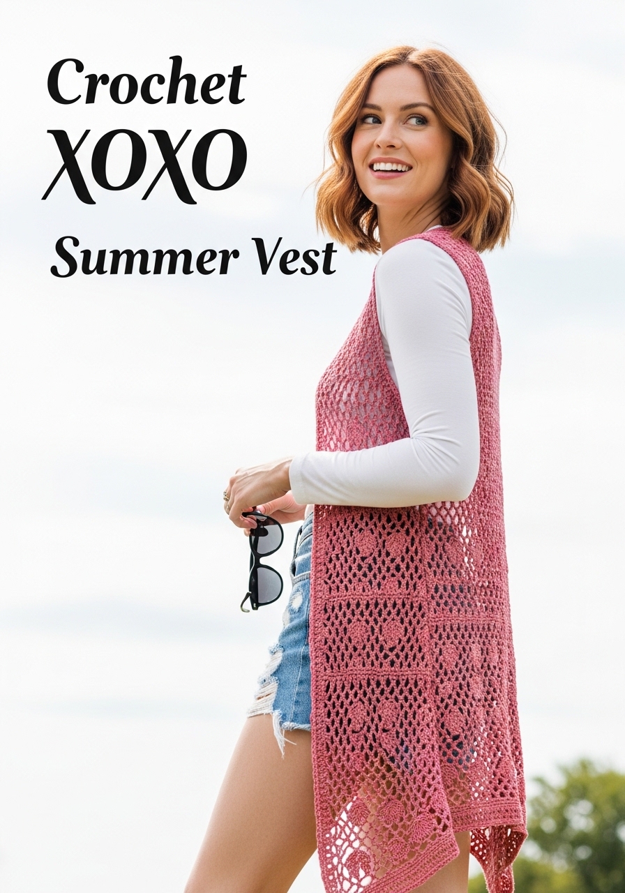 Crochet XOXO Summer Vest