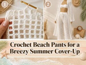 Crochet Beach Pants for a Breezy Summer Cover-Up sa