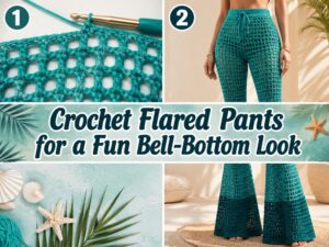 Crochet Flared Pants for a Fun Bell-Bottom Look a