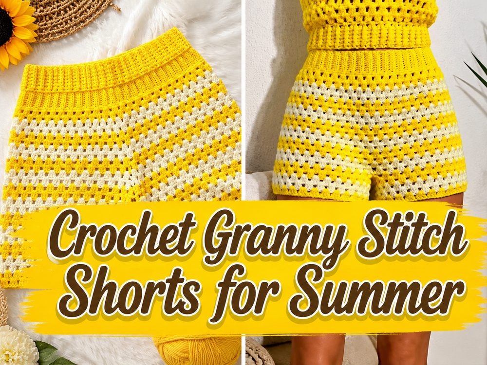Crochet Granny Stitch Shorts for Summer s