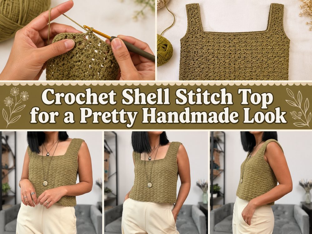 Crochet Shell Stitch Top for a Pretty Handmade Look S