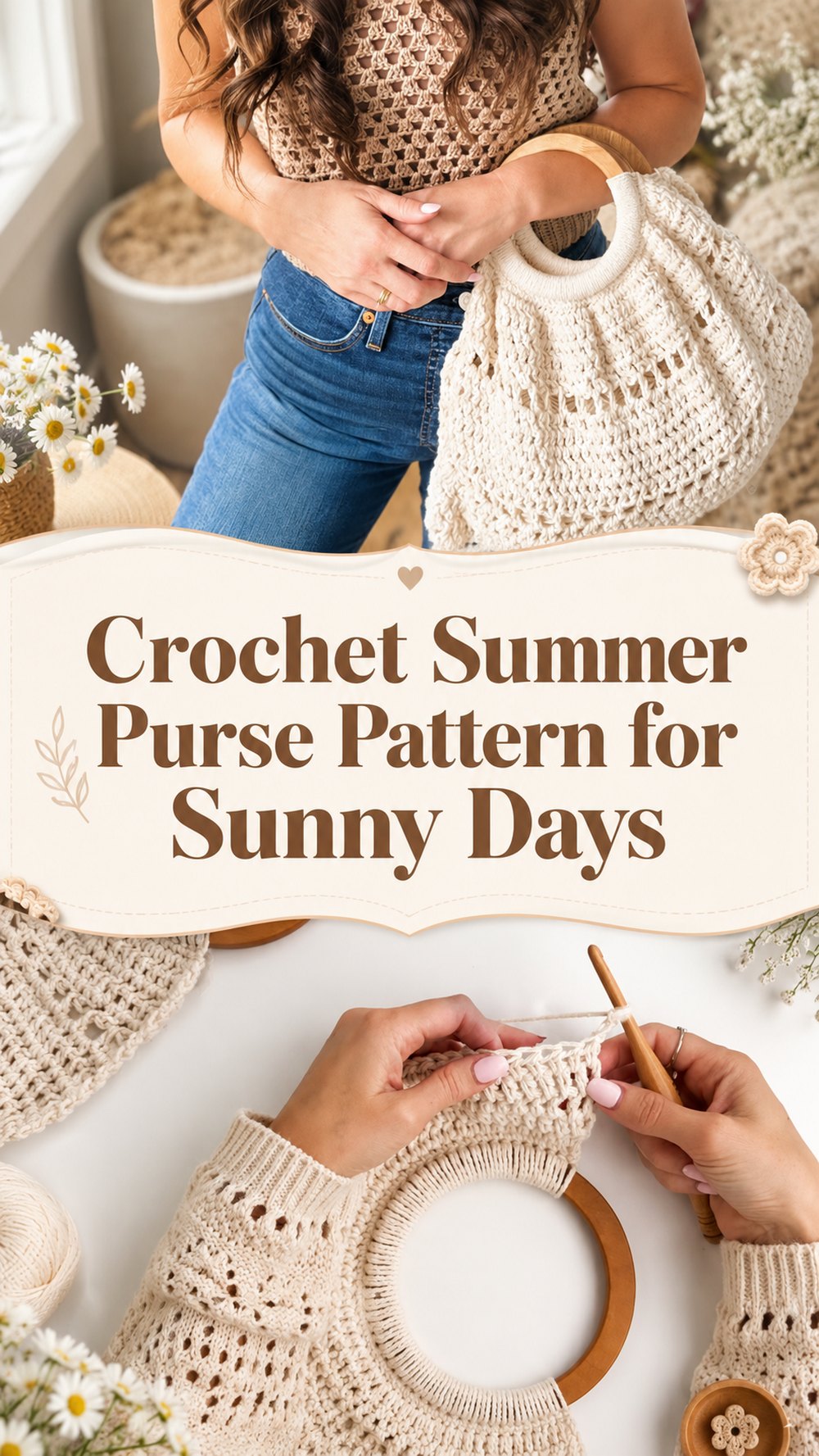 Crochet Summer Purse Pattern for Sunny Days