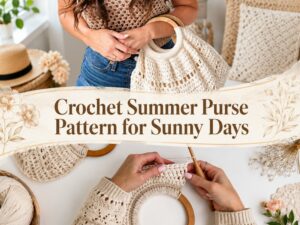 Crochet Summer Purse Pattern for Sunny Days1