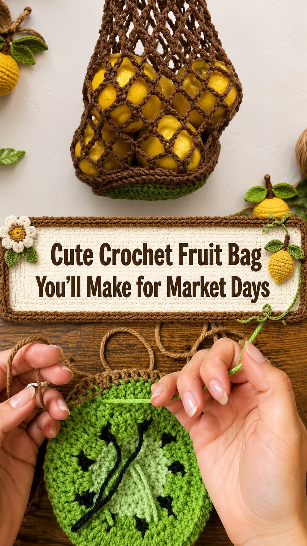 Cute Crochet Fruit Bag You’ll Make for Market Days