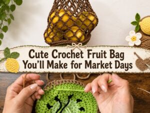 Cute Crochet Fruit Bag You’ll Make for Market Days1