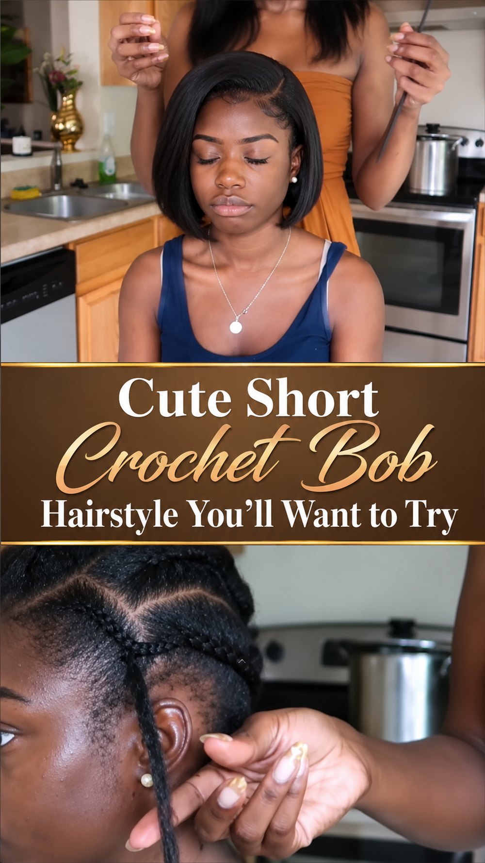 Cute Short Crochet Bob Hairstyle You’ll Want to Try
