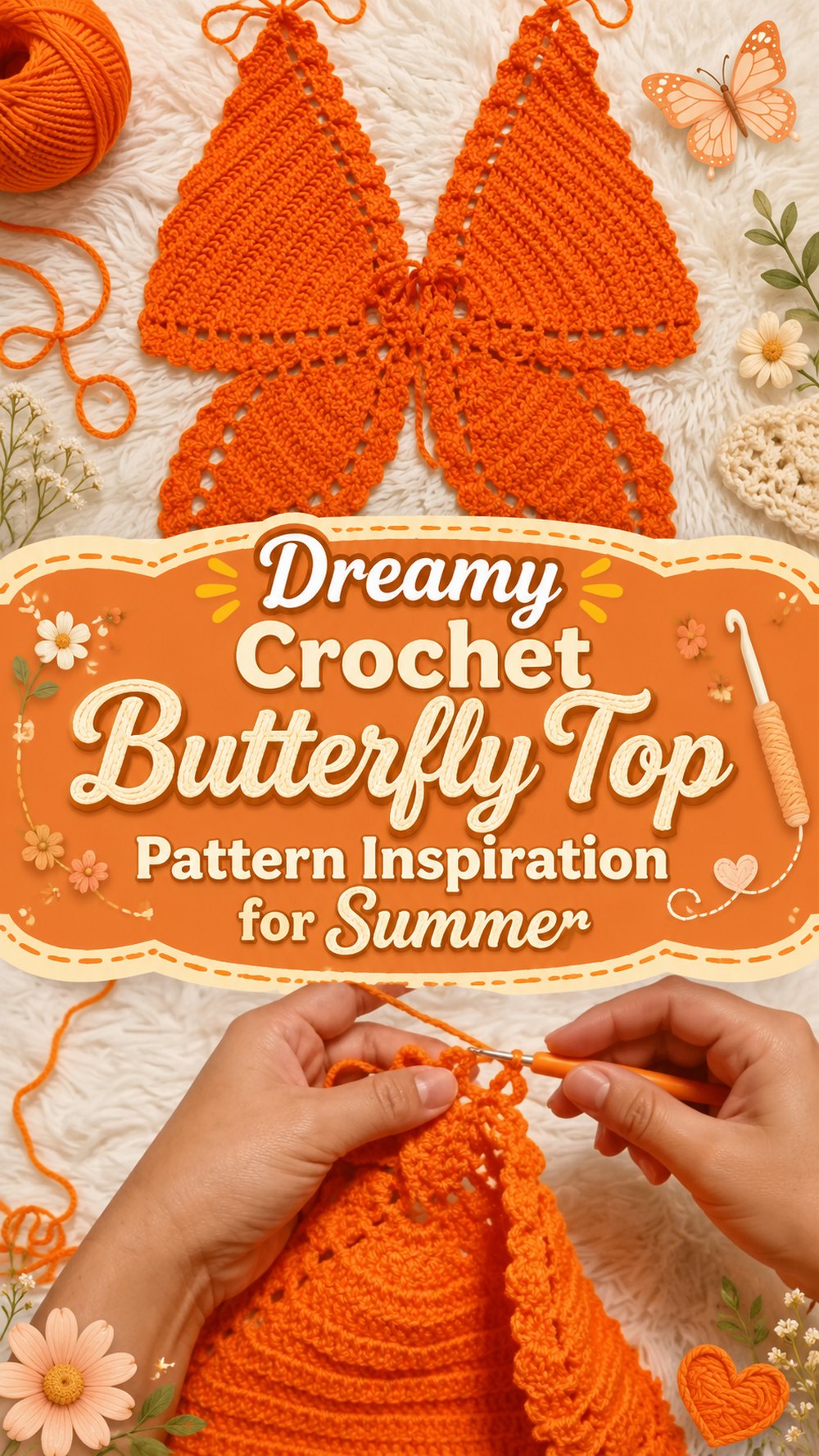 Dreamy Crochet Butterfly Top Pattern Inspiration for Summer