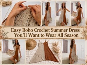 Easy Boho Crochet Summer Dress You’ll Want to Wear All Season1
