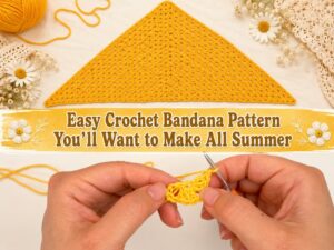Easy Crochet Bandana Pattern You’ll Want to Make All Summer1