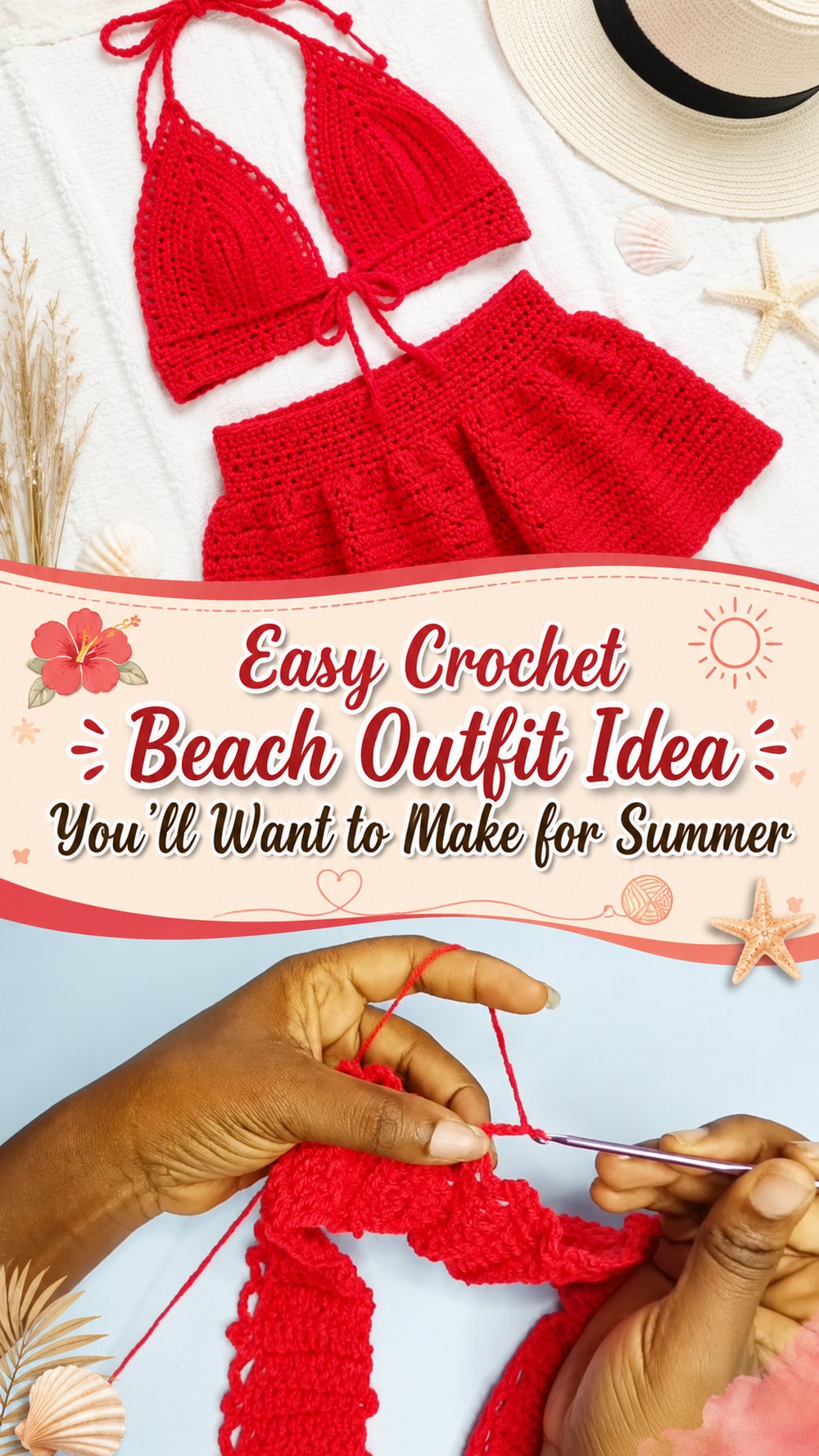 Easy Crochet Beach Outfit Idea You’ll Want to Make for Summer