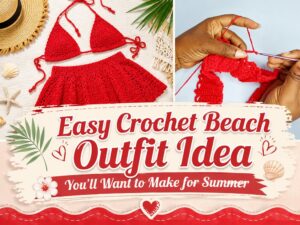 Easy Crochet Beach Outfit Idea You’ll Want to Make for Summer1