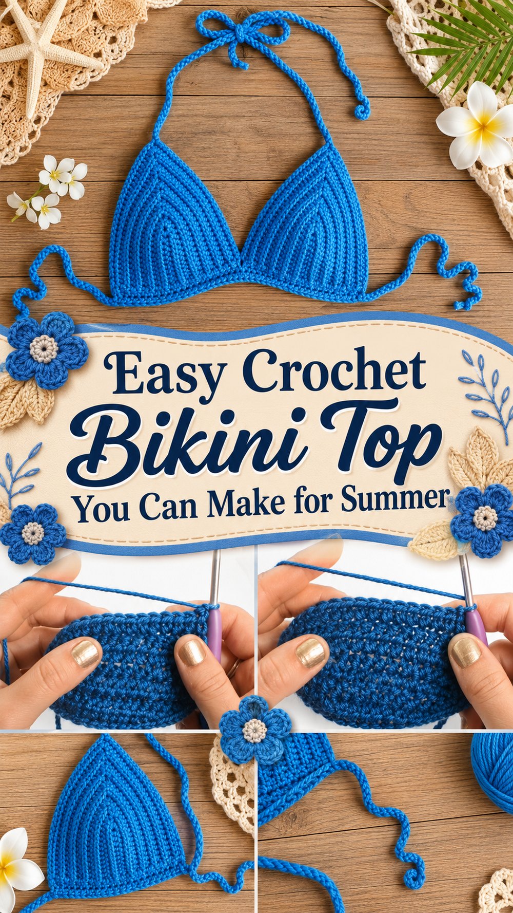 Easy Crochet Bikini Top You Can Make for Summer