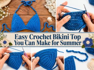 Easy Crochet Bikini Top You Can Make for Summer1