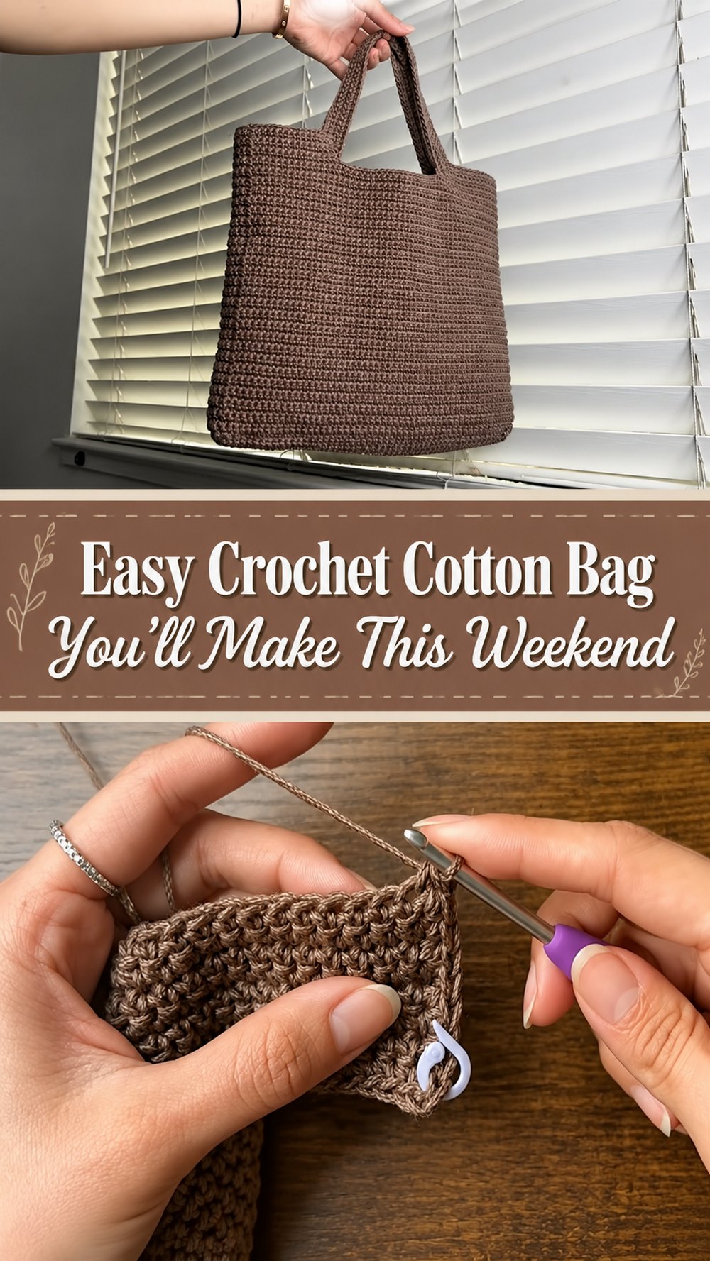 Easy Crochet Cotton Bag You’ll Make This Weekend