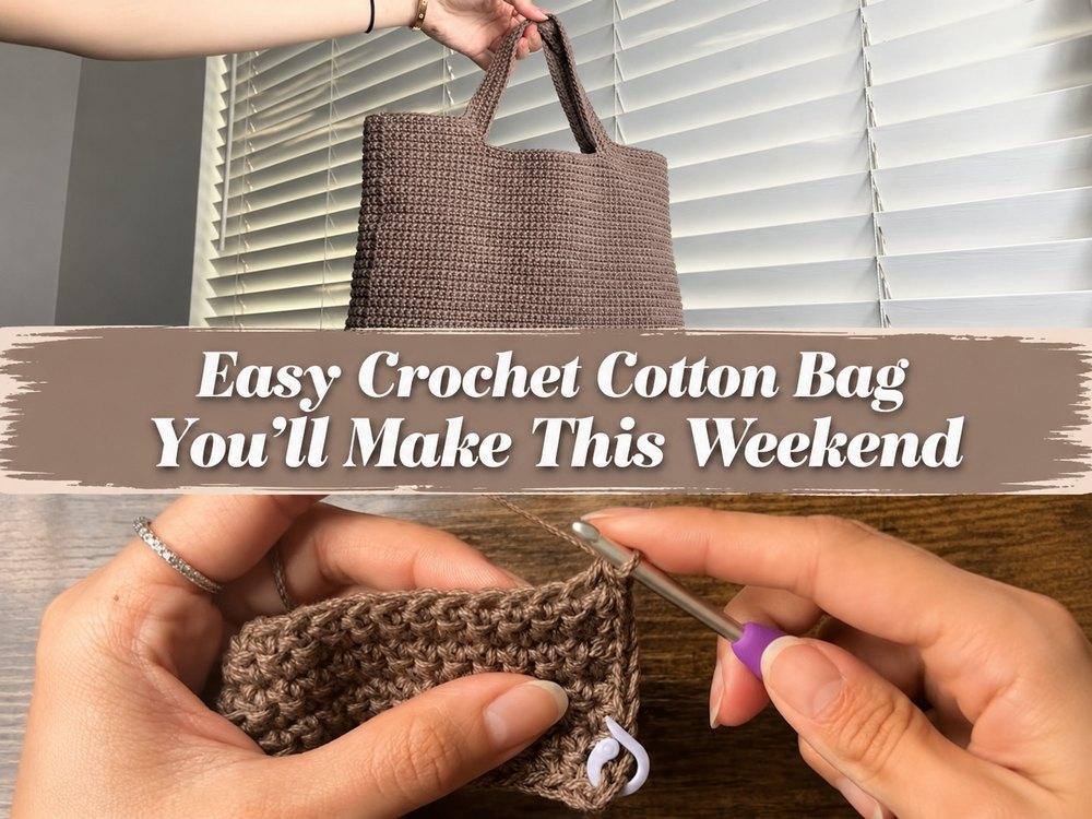 Easy Crochet Cotton Bag You’ll Make This Weekend1