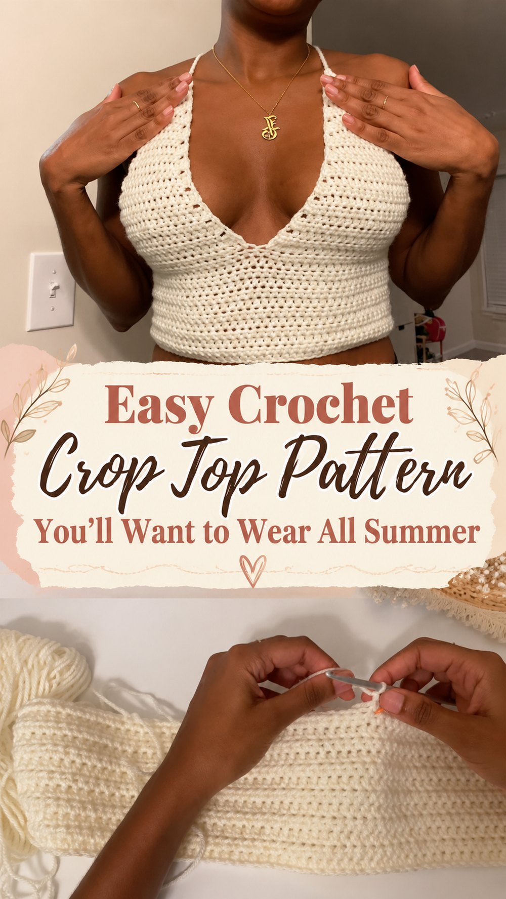 Easy Crochet Crop Top Pattern You’ll Want to Wear All Summer