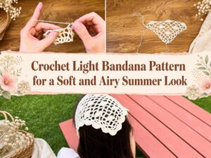 Easy Crochet Scrunchie Hair Accessory for Beginners1