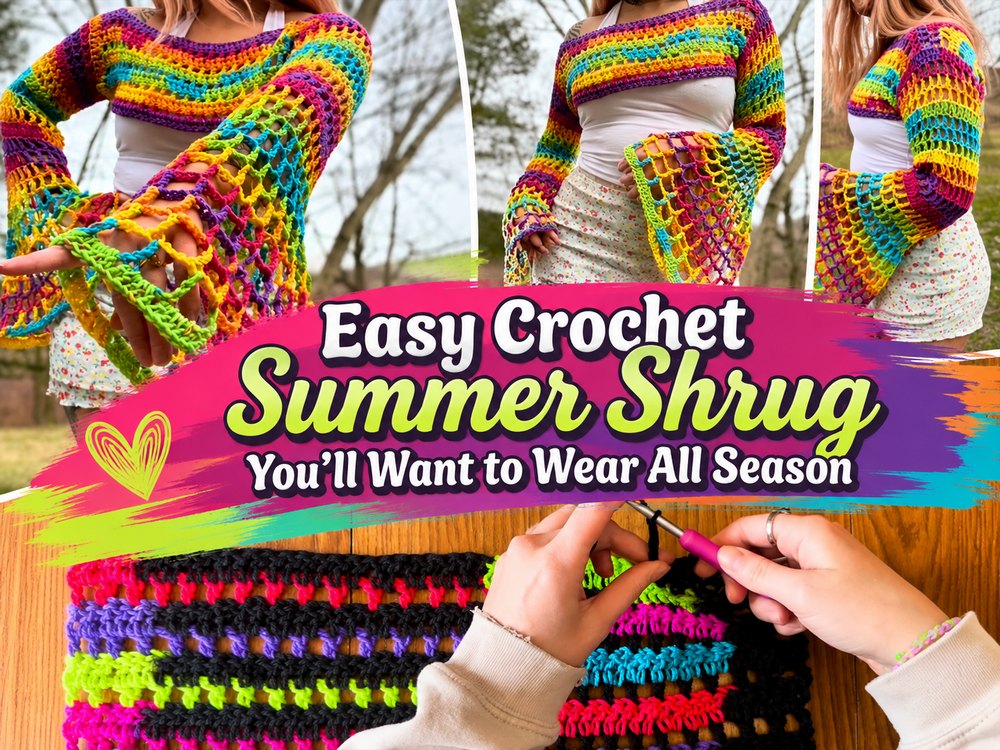 Easy Crochet Summer Shrug You’ll Want to Wear All Season1