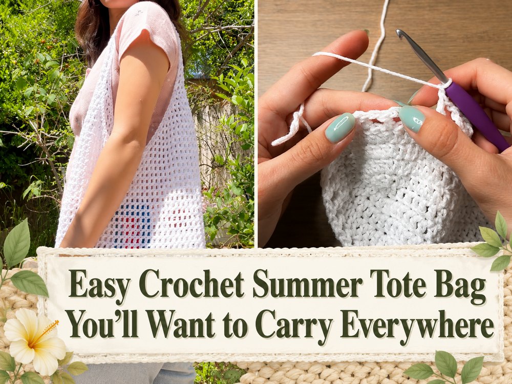 Easy Crochet Summer Tote Bag You’ll Want to Carry Everywhere1