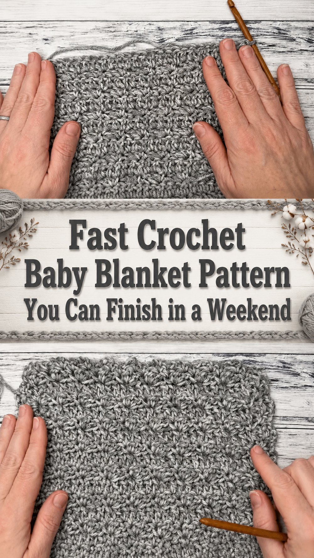 Fast Crochet Baby Blanket Pattern You Can Finish in a Weekend