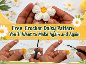 Free Crochet Daisy Pattern You’ll Want to Make Again and Again1