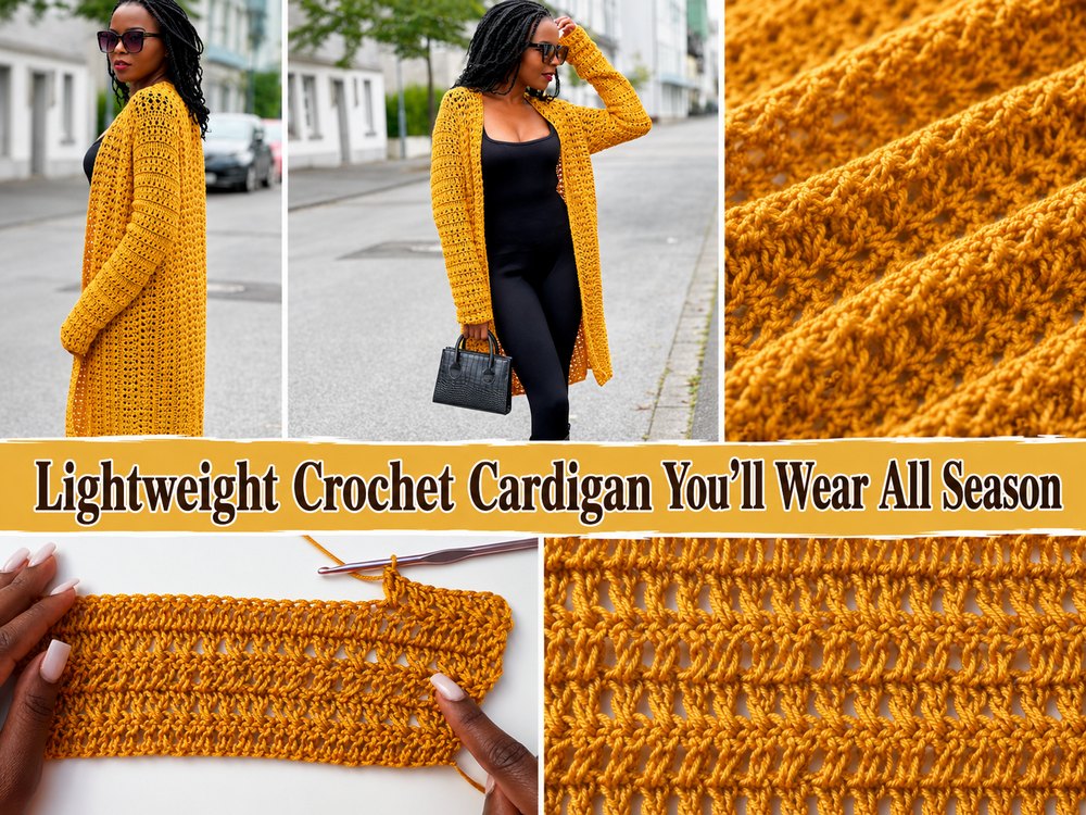 Lightweight Crochet Cardigan You’ll Wear All Season1